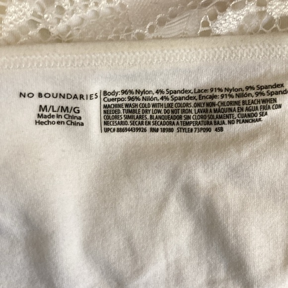 No Boundaries Bralette M/L - Picture 4 of 4